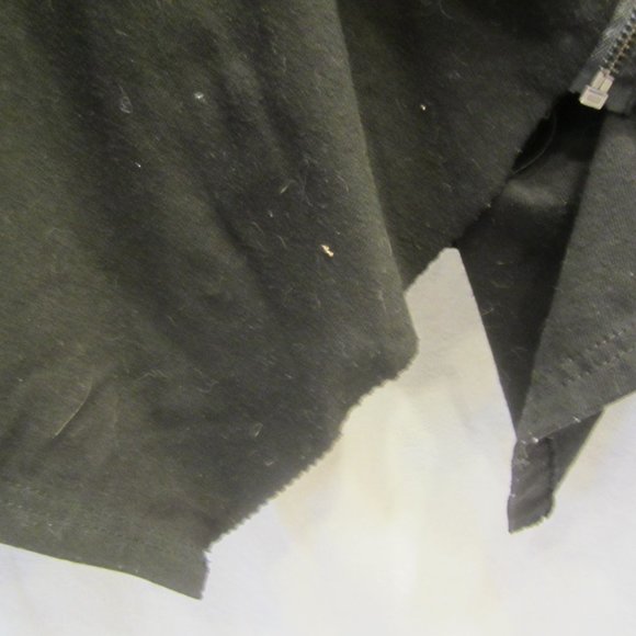 BLANK NYC JACKET/SWEATER BLACK FAUX LEATHER/KNIT SHELL - Picture 4 of 9